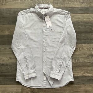 NWT Jack Wills Wadsworth Oxford Shirt Men’s XS Slim Fit Lt. Ash Grey Button Down